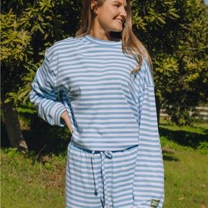 Daily Drills striped cotton long sleeve